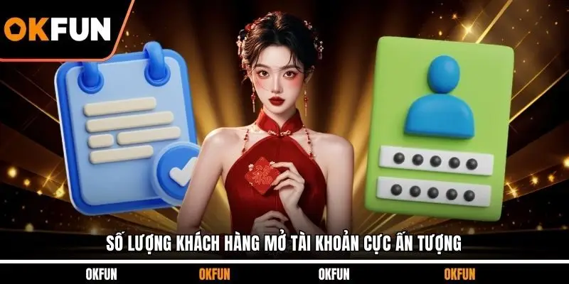Số lượng khách hàng mở tài khoản cực ấn tượng